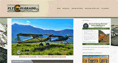 Desktop Screenshot of flycolorado.org